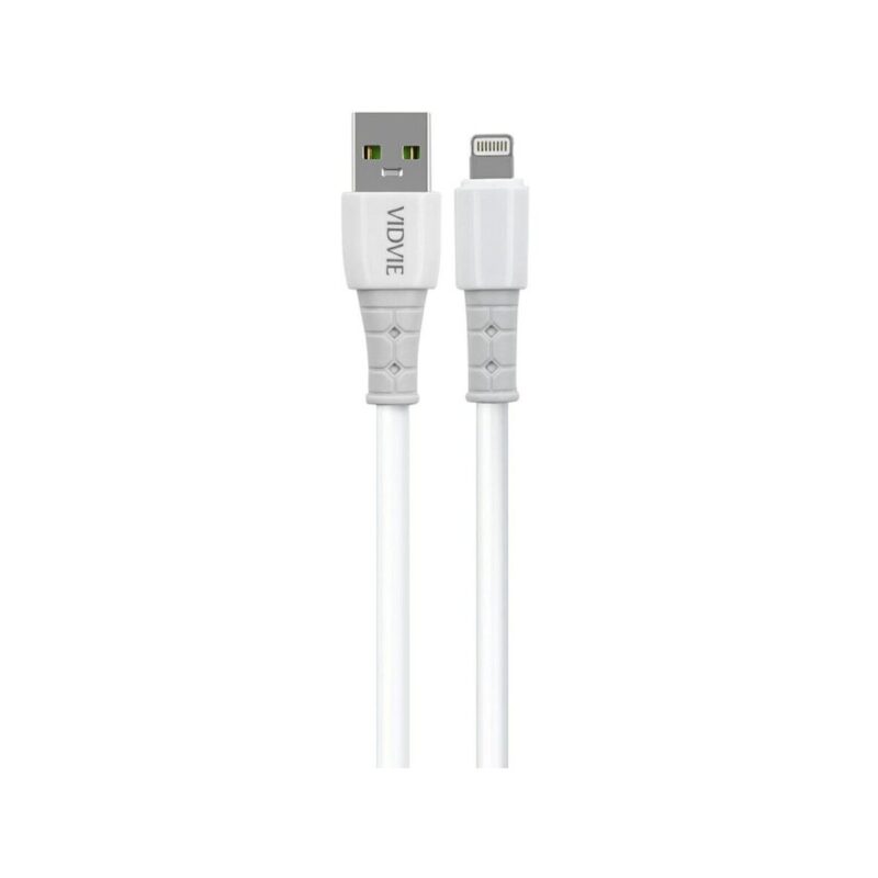 Kabel VIDVIE CB4020 USB/iPhone 3A, 1.2m biały