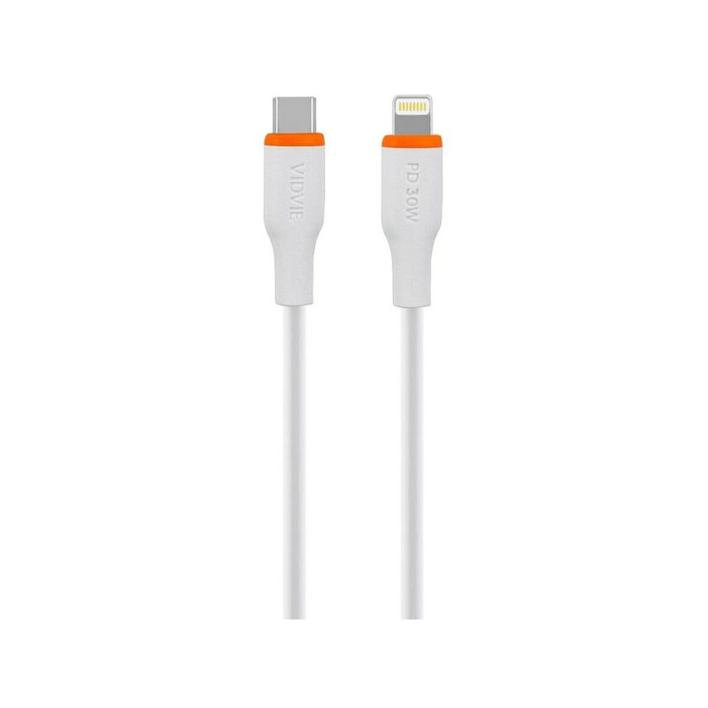 Kabel VIDVIE CB4031 Type C/iPhone 30W, 1m biały