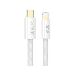 Kabel VIDVIE CB4011 Type C/iPhone 3A (PD 30W) 2m biały