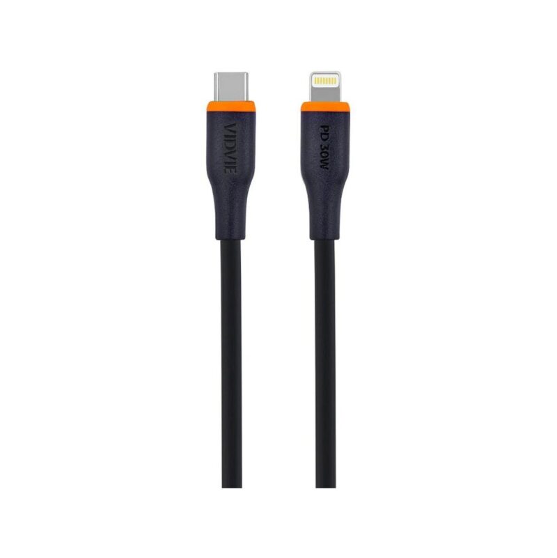 Kabel VIDVIE CB4031 Type C/iPhone 30W, 1m czarny