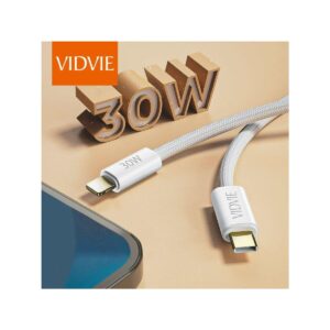 Kabel VIDVIE CB4011 Type C/iPhone 3A (PD 30W) 2m biały