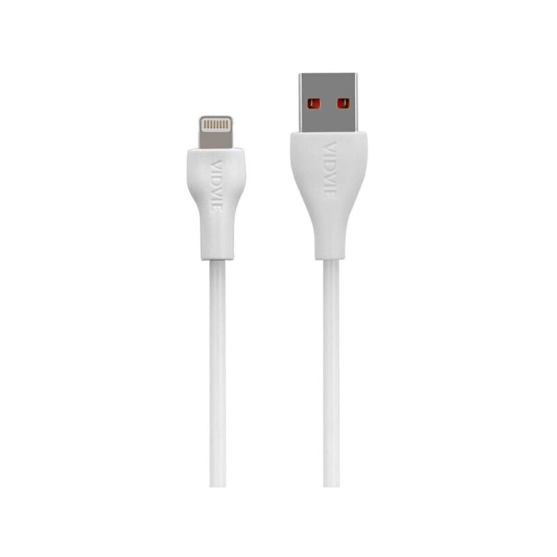 Ładowarka sieciowa VIDVIE PLE248 1xUSB + 1xType C + kabel iPhone 3A PD 20W biały