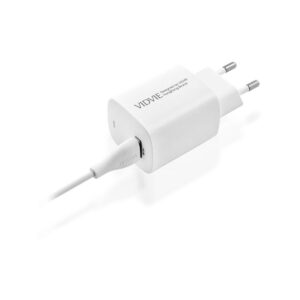 Ładowarka sieciowa VIDVIE PLE249 1xUSB + kabel Type C 3A 18W QC 3.0 biały