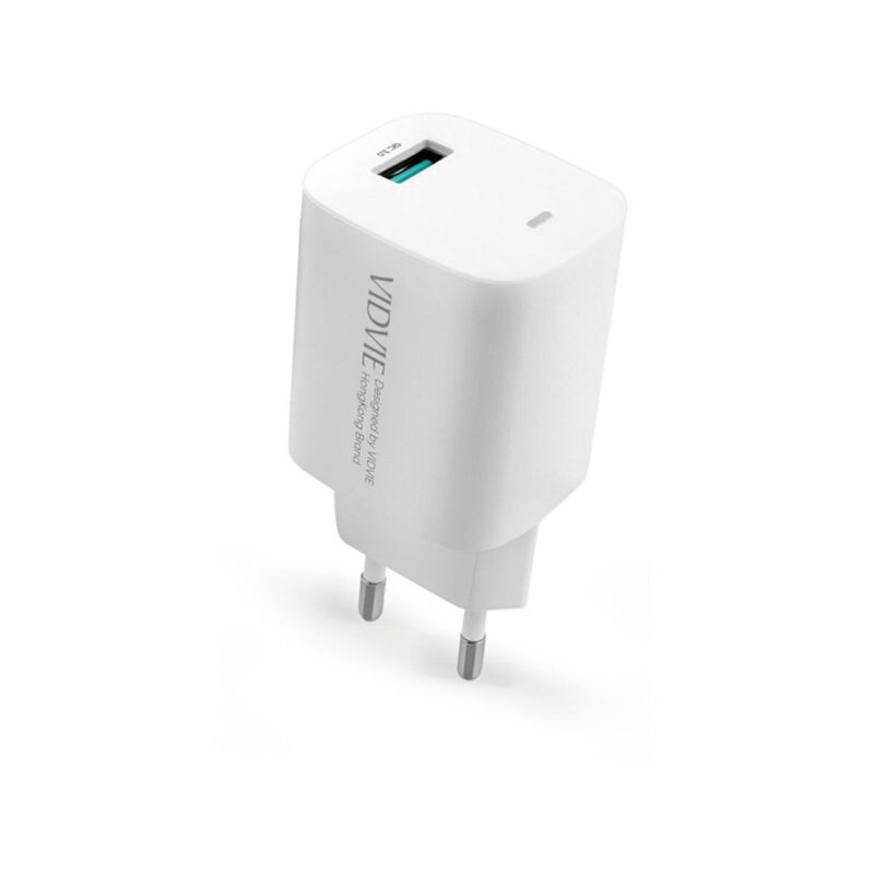 Ładowarka sieciowa VIDVIE PLE249 1xUSB 3A 18W QC 3.0 biały