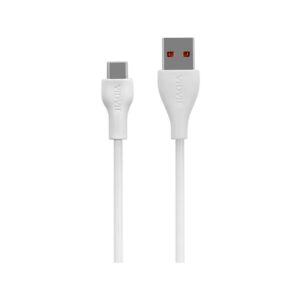 Ładowarka sieciowa VIDVIE PLE249 1xUSB + kabel Type C 3A 18W QC 3.0 biały