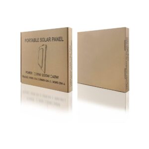 Panel solarny A06 30W, 2xUSB czarno-pomarańczowy