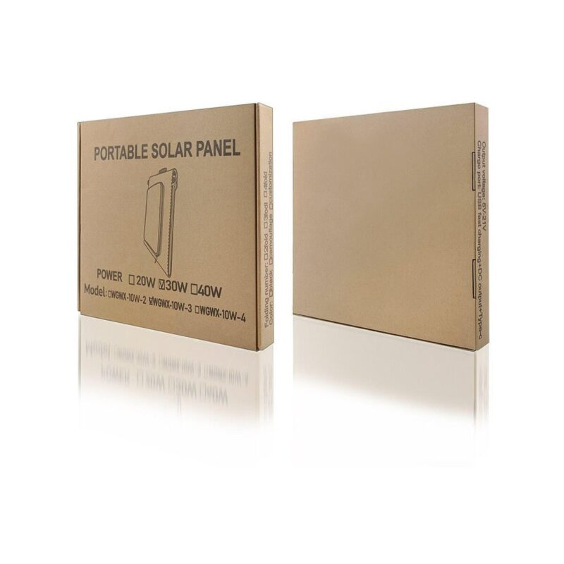 Panel solarny A06 30W, 2xUSB czarno-pomarańczowy