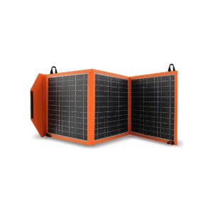Panel solarny A06 30W, 2xUSB czarno-pomarańczowy