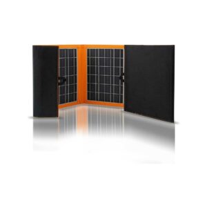 Panel solarny A05 20W, 2xUSB czarno-pomarańczowy