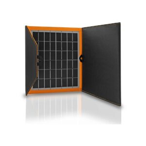 Panel solarny A04 15W, 1xUSB czarno-pomarańczowy