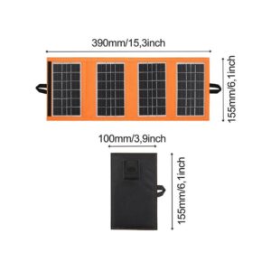 Panel solarny A01 6W 1xUSB czarno-pomarańczowy