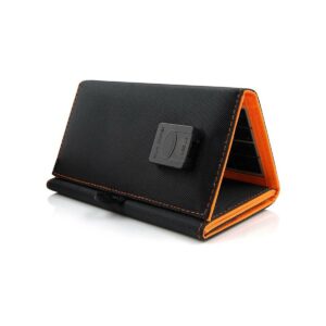 Panel solarny A02 10W, 1x USB czarno-pomarańczowy