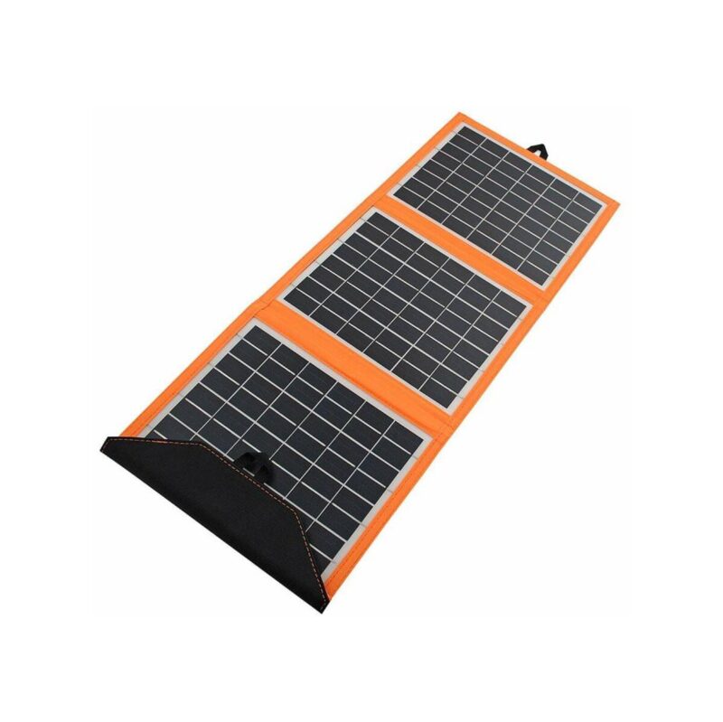 Panel solarny A04 15W, 1xUSB czarno-pomarańczowy
