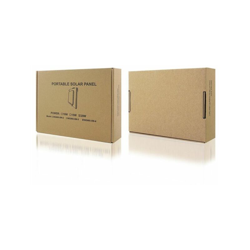 Panel solarny A05 20W, 2xUSB czarno-pomarańczowy