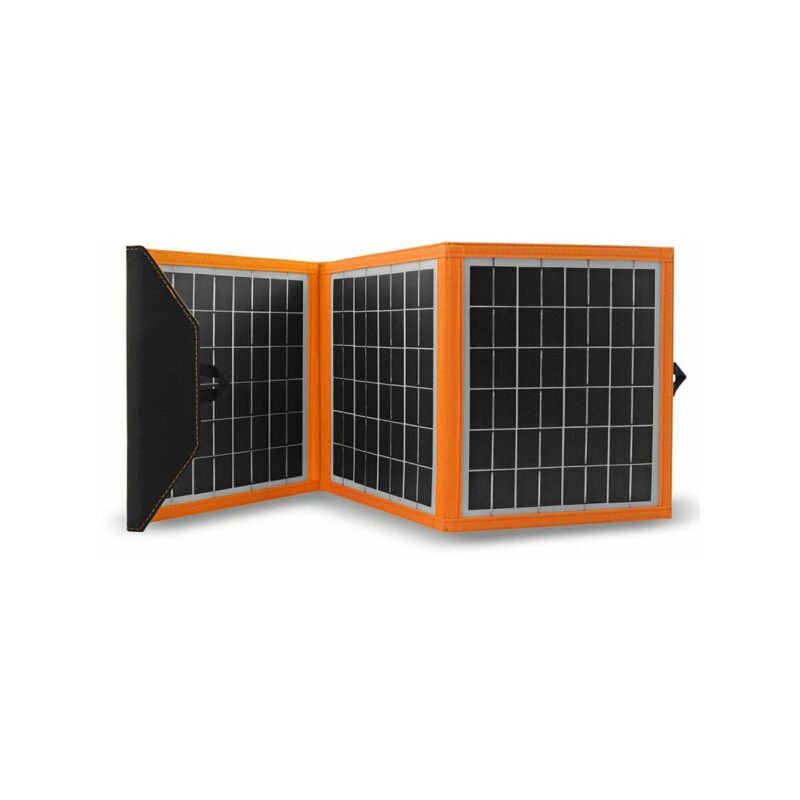 Panel solarny A04 15W, 1xUSB czarno-pomarańczowy