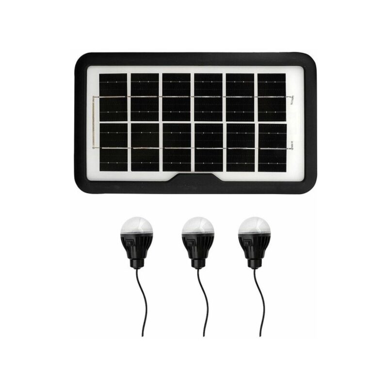 Latarka solarna 10W czarny