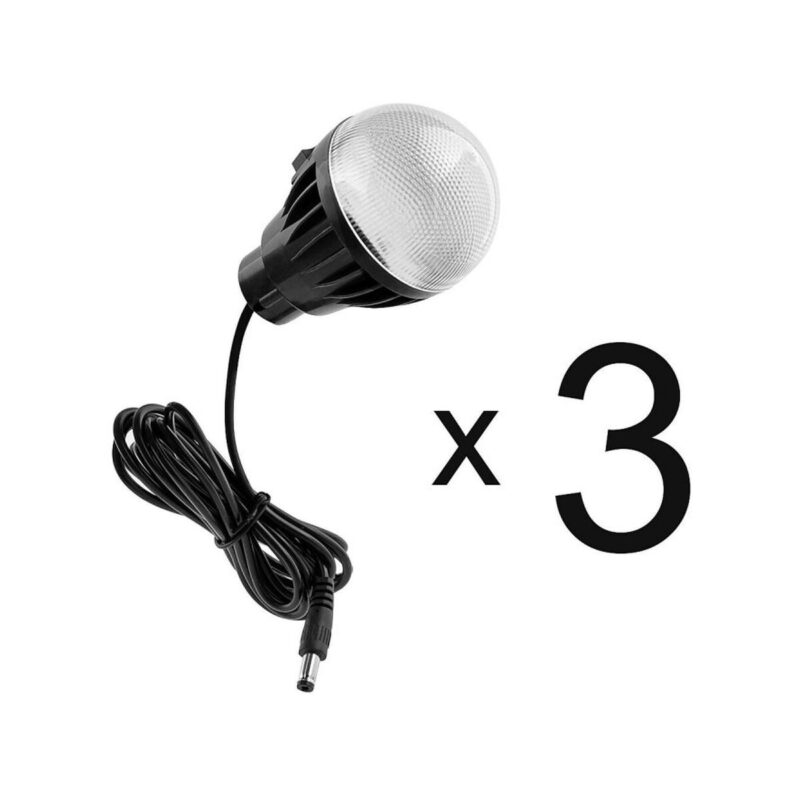 Latarka solarna 10W czarny