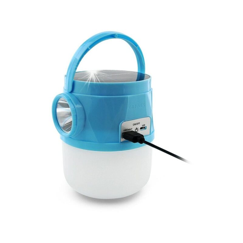 Lampa solarna 60W niebieski