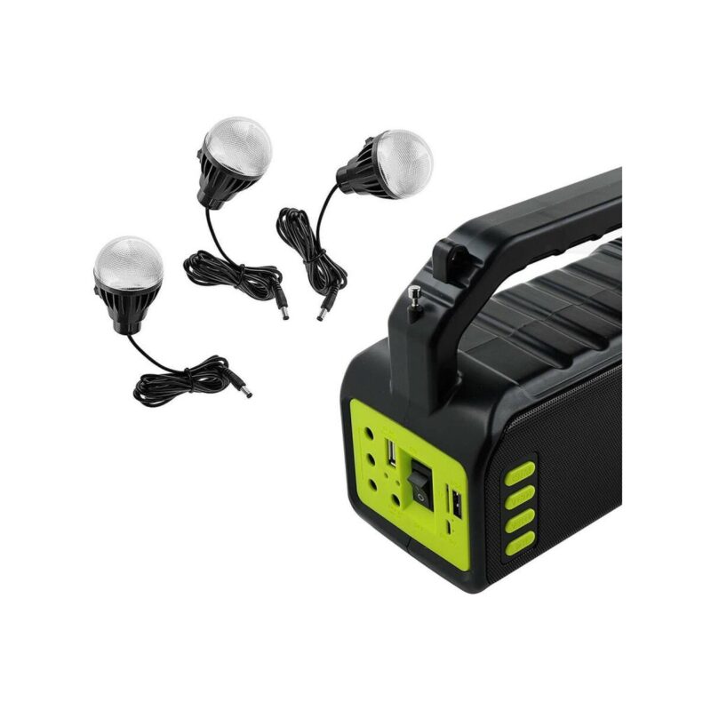 Latarka solarna 10W czarny