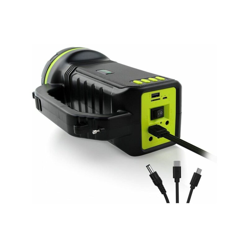 Latarka solarna 10W czarny