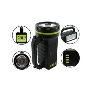 Latarka solarna 10W czarny