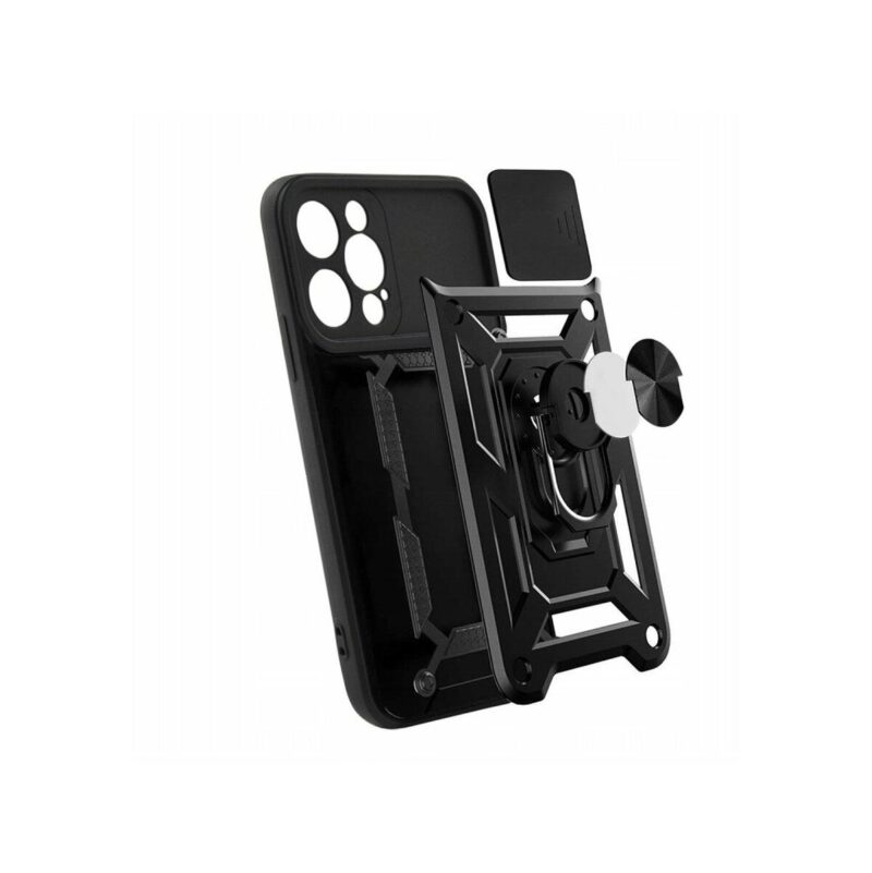 Etui SLIDE RING do Samsung M15 czarny