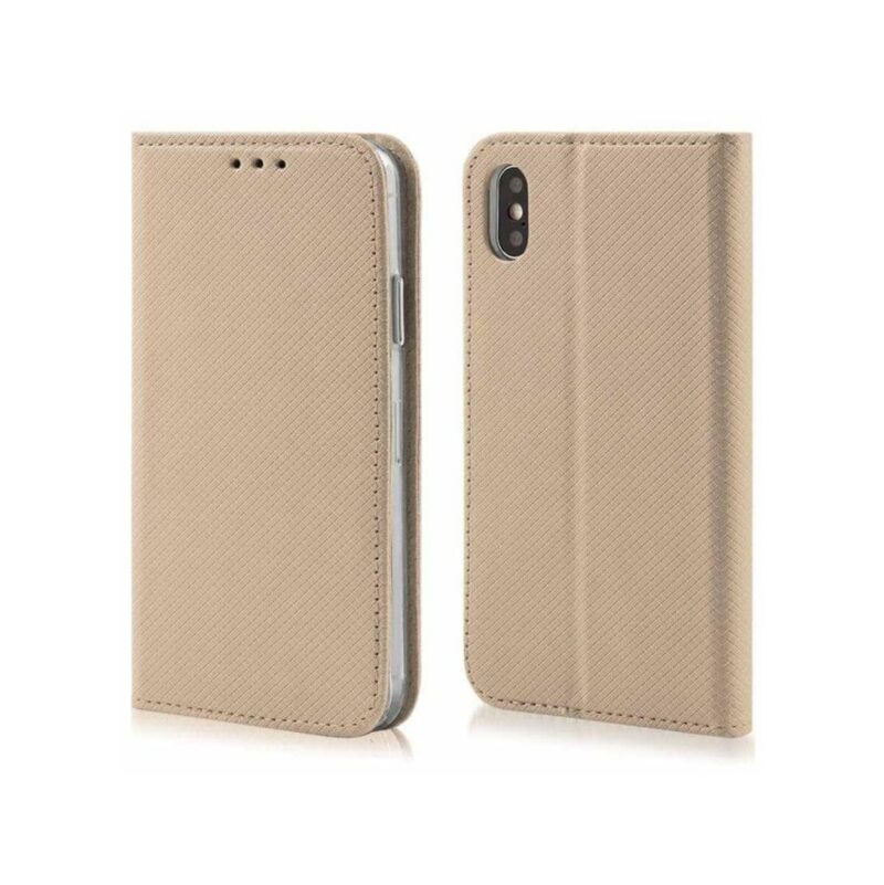 Kabura MAGNET BOOK do Samsung A15 złoty