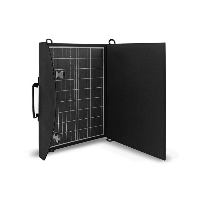 Panel solarny A08 45W, 2xUSB czarno-pomarańczowy