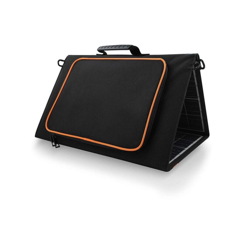 Panel solarny A08 45W, 2xUSB czarno-pomarańczowy