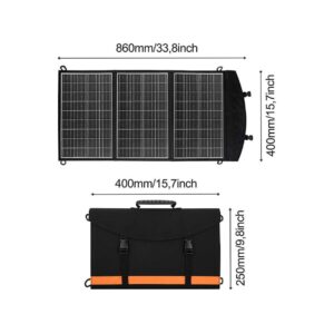 Panel solarny A08 45W, 2xUSB czarno-pomarańczowy