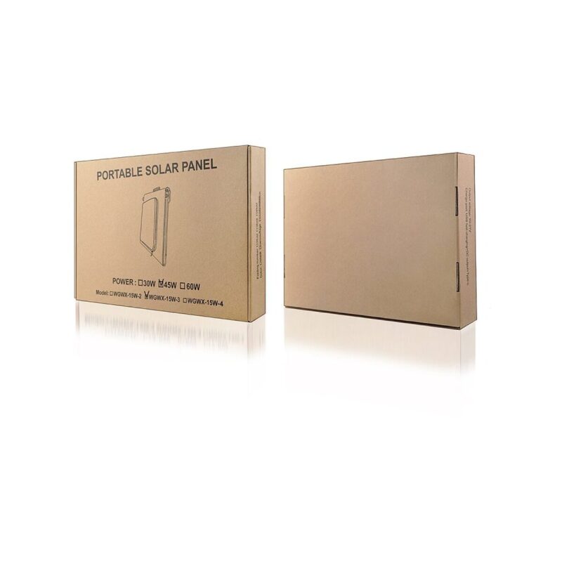 Panel solarny A08 45W, 2xUSB czarno-pomarańczowy