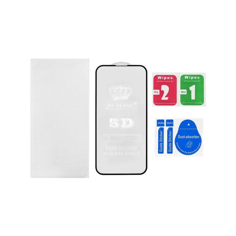 Szkło hartowane 5D do Samsung A42/A42 5G Full Glue czarny KOPERTA