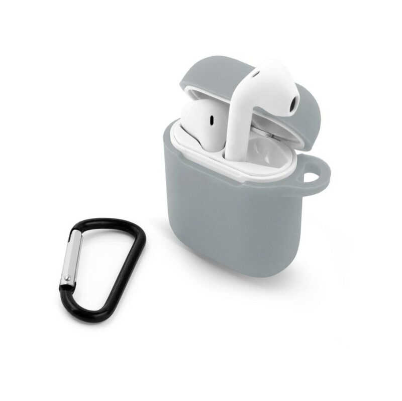 Etui na słuchawki do Apple AirPods I/II szary