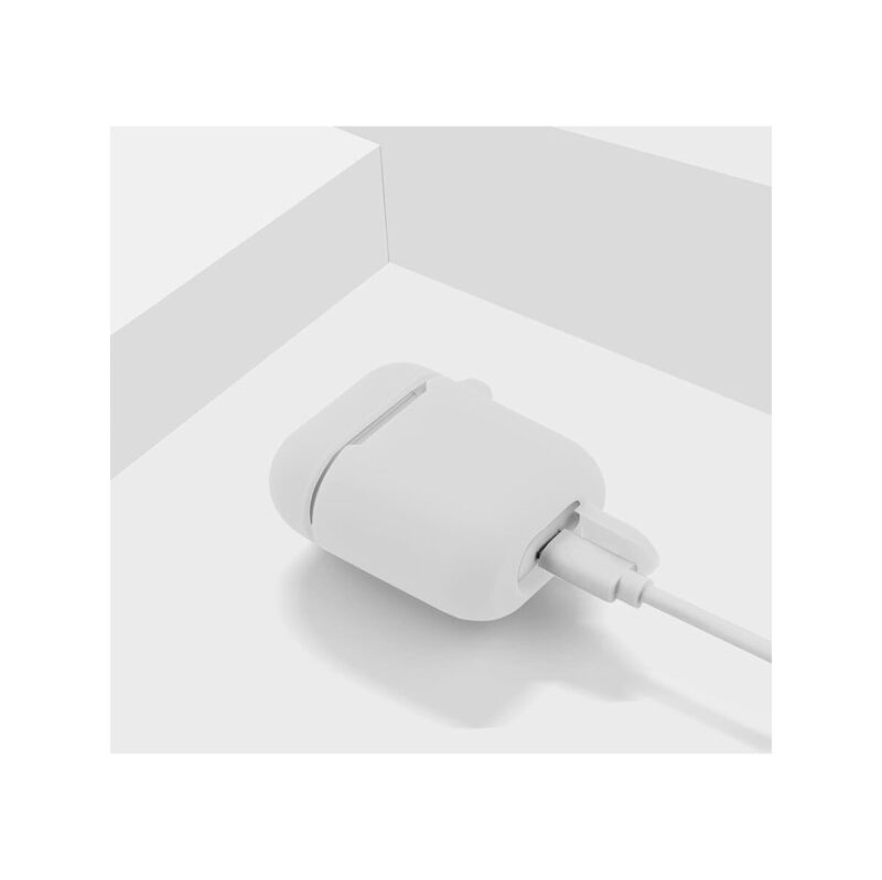 Etui na słuchawki do Apple AirPods I/II biały