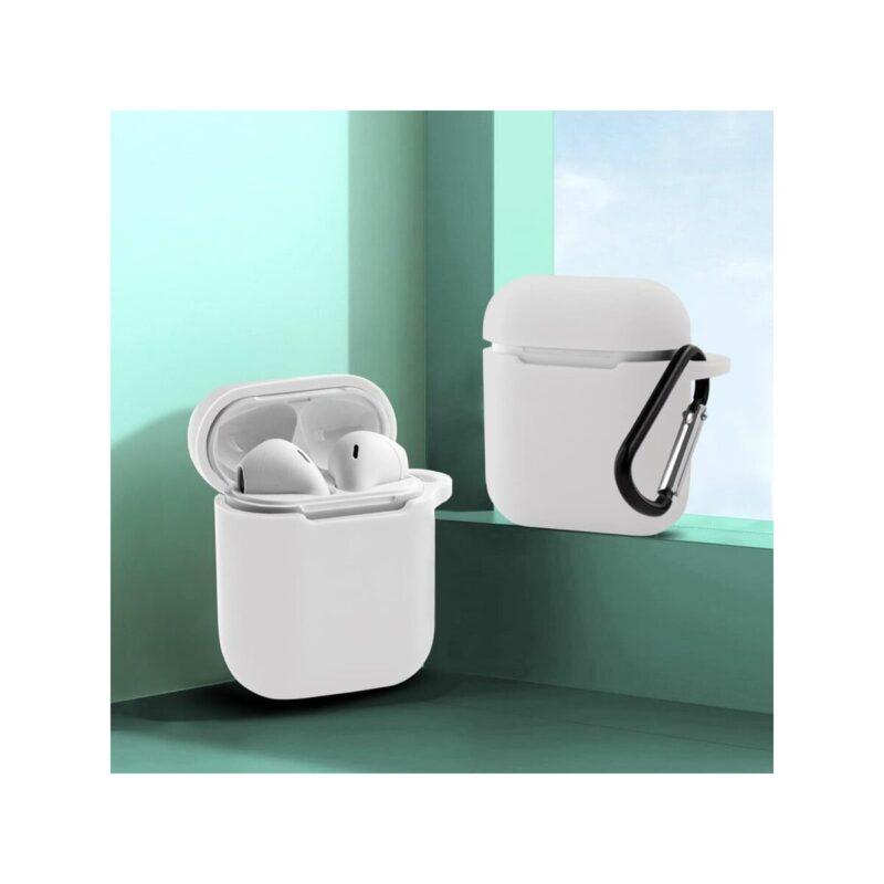 Etui na słuchawki do Apple AirPods I/II biały