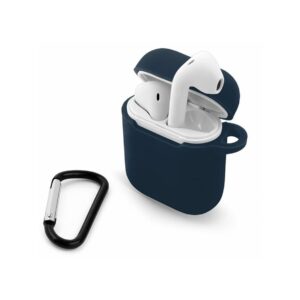 Etui na słuchawki do Apple AirPods I/II granatowy