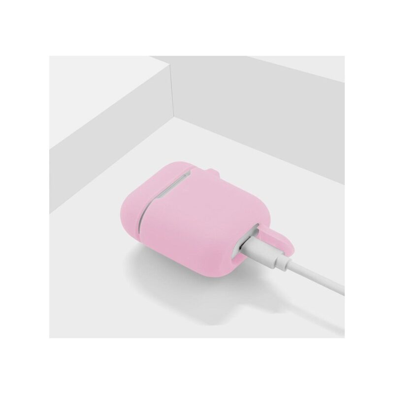 Etui na słuchawki do Apple AirPods I/II różowy