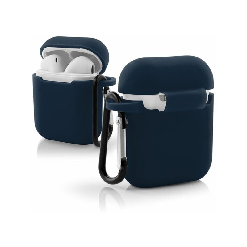 Etui na słuchawki do Apple AirPods I/II granatowy