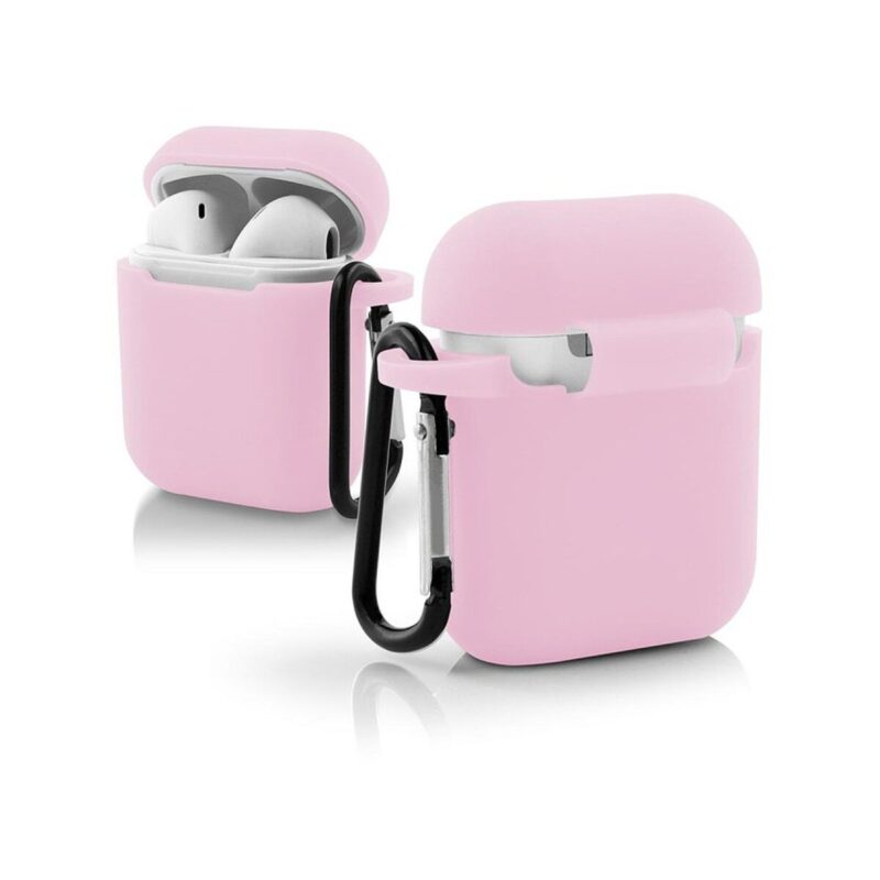 Etui na słuchawki do Apple AirPods I/II różowy