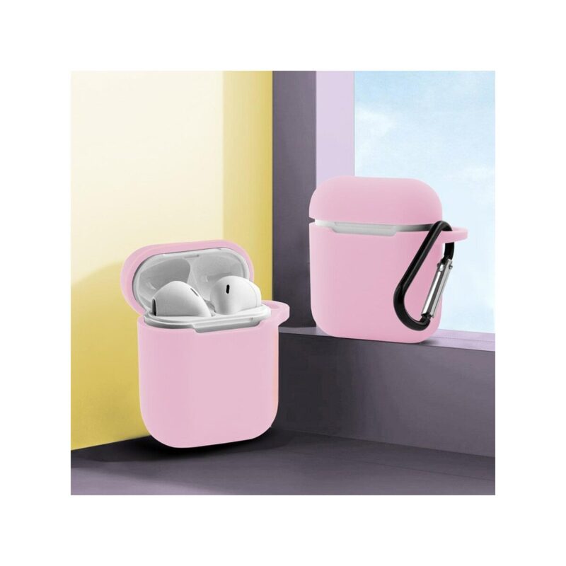 Etui na słuchawki do Apple AirPods I/II różowy