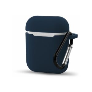 Etui na słuchawki do Apple AirPods I/II granatowy