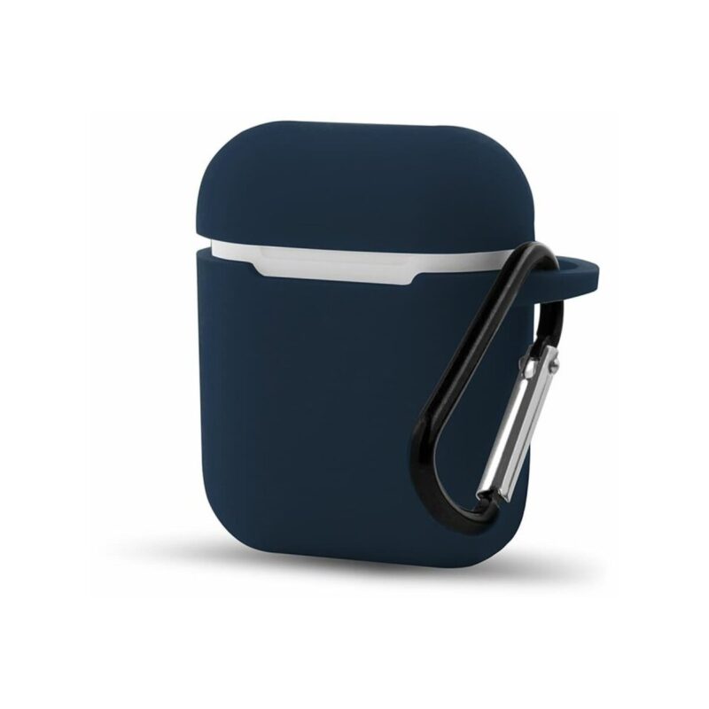 Etui na słuchawki do Apple AirPods I/II granatowy