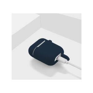 Etui na słuchawki do Apple AirPods I/II granatowy