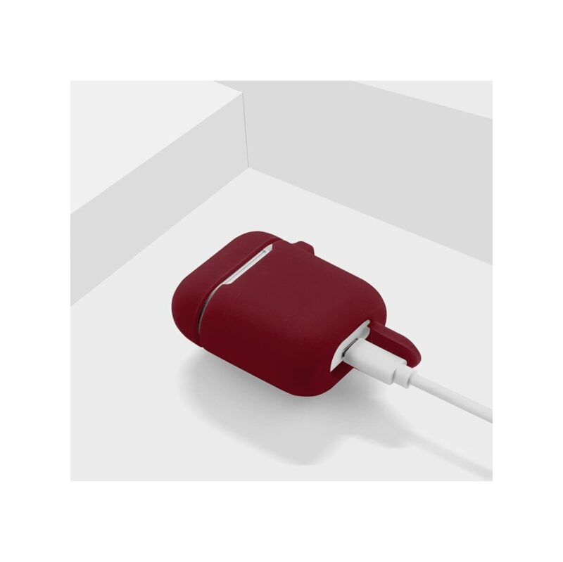 Etui na słuchawki do Apple AirPods I/II burgund