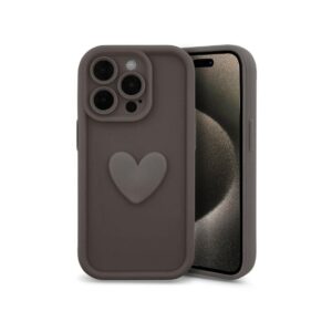 Etui HEARTS do Apple iPhone 13 kawowy