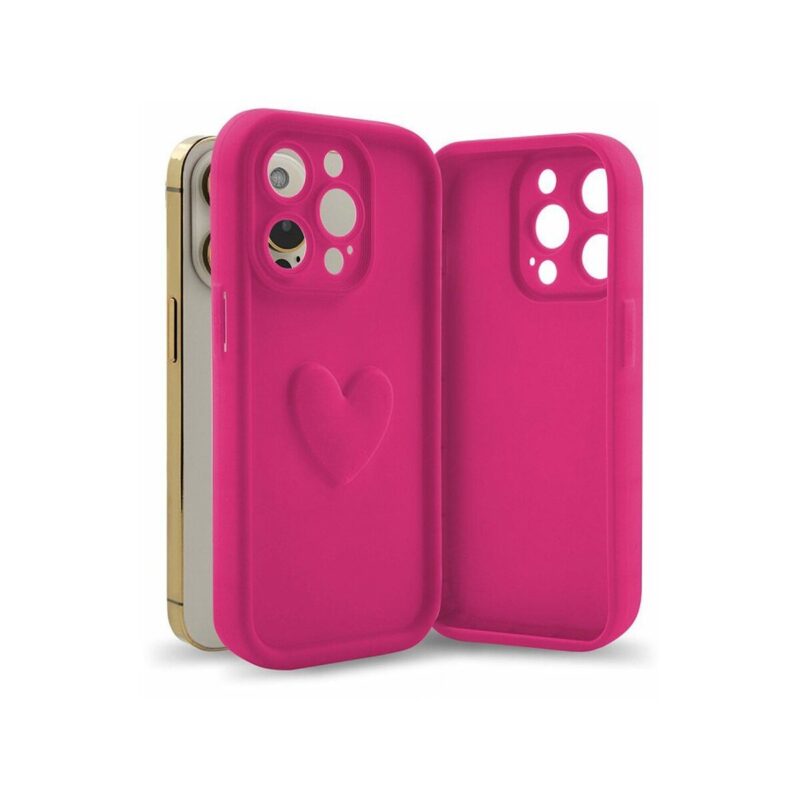 Etui HEARTS do Apple iPhone 13 fuksja