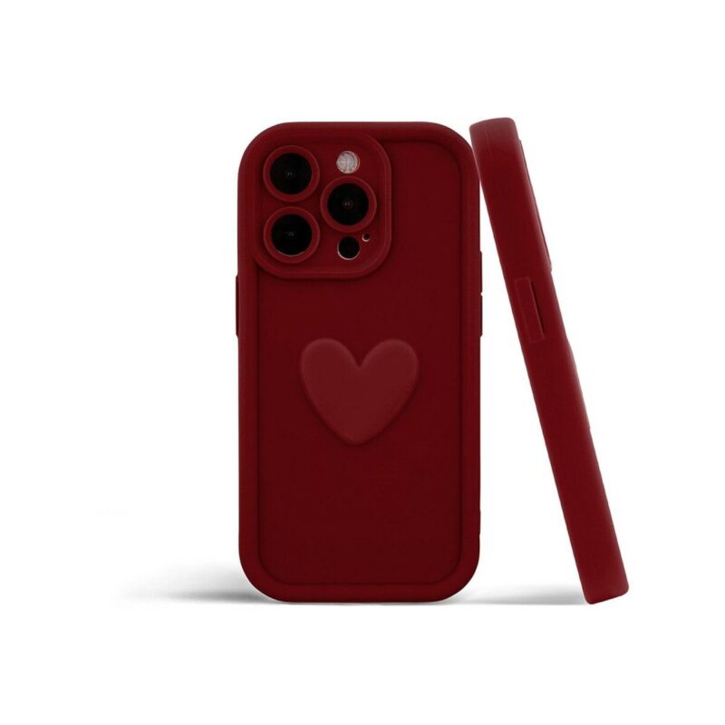 Etui HEARTS do Apple iPhone 14 PRO bordo