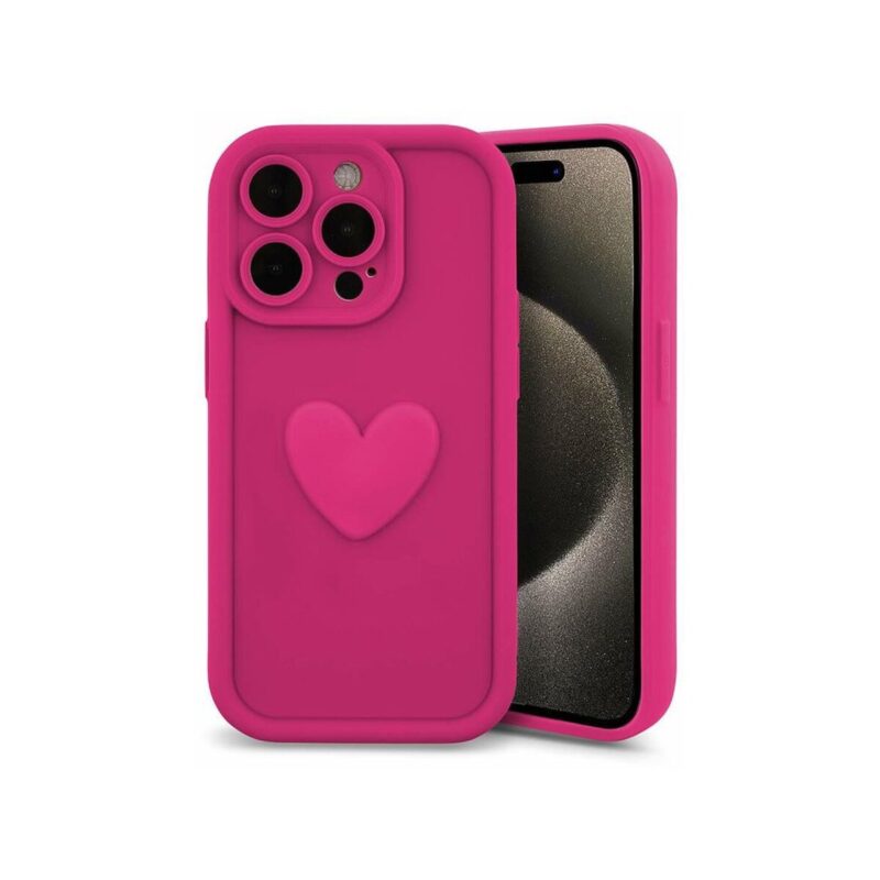 Etui HEARTS do Apple iPhone 14 PRO fuksja