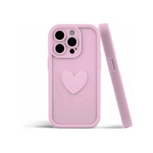 Etui HEARTS do Apple iPhone 15 PRO różowy