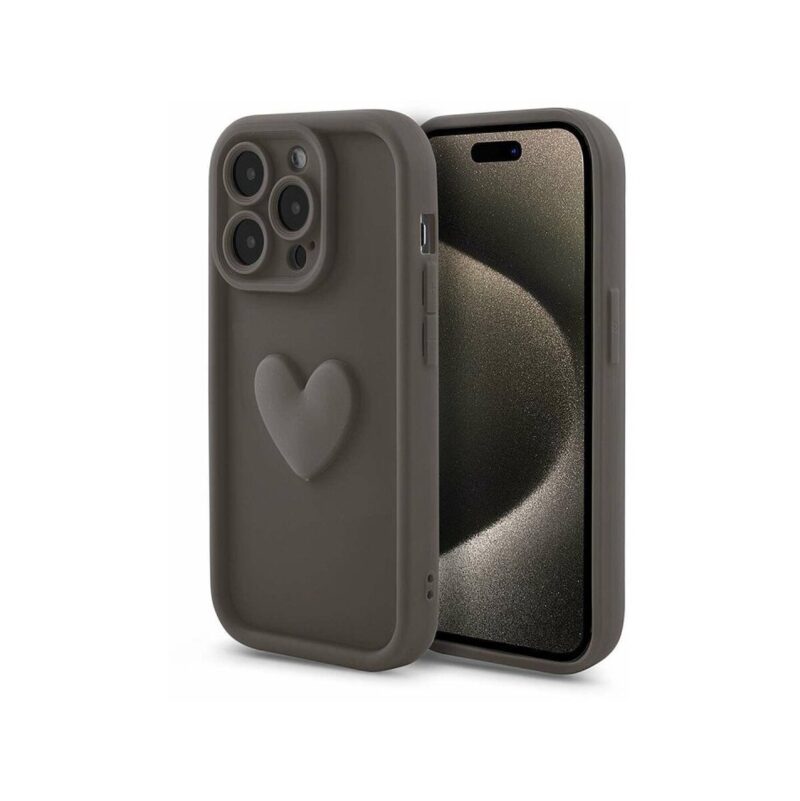 Etui HEARTS do Apple iPhone 7/8 kawowy